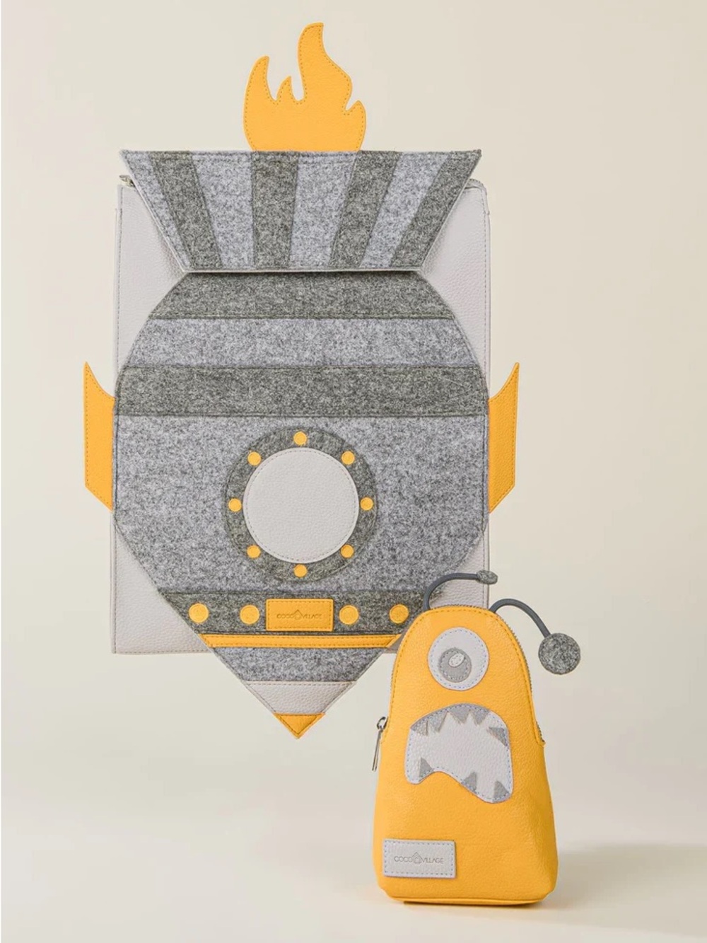 Coco Village Backpack & Alien Pouch - ROCKET ADVENTURE - Picture 5 of 16